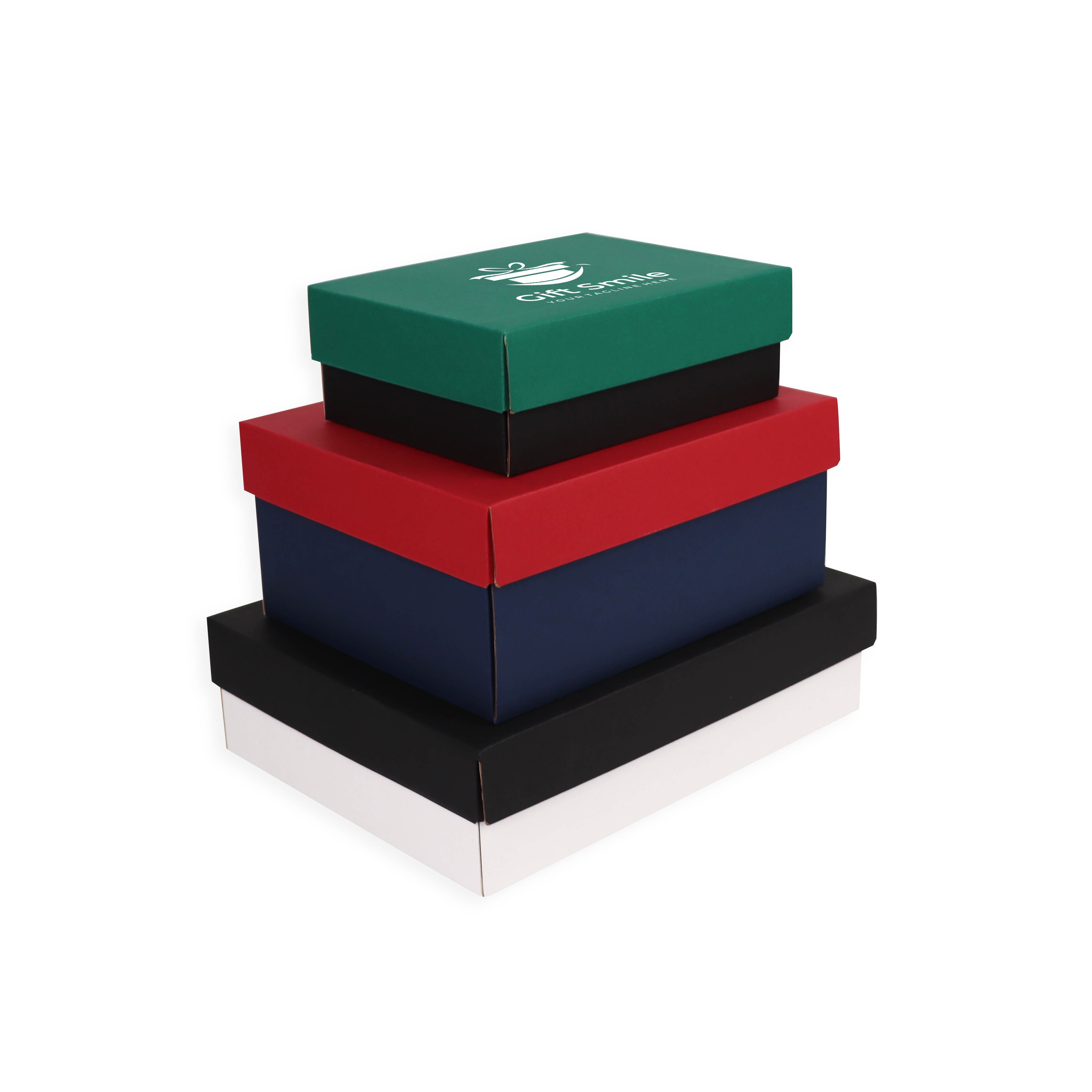 Scatole Ondulate Bicolore Fondo Coperchio Con Stampa Serigrafica