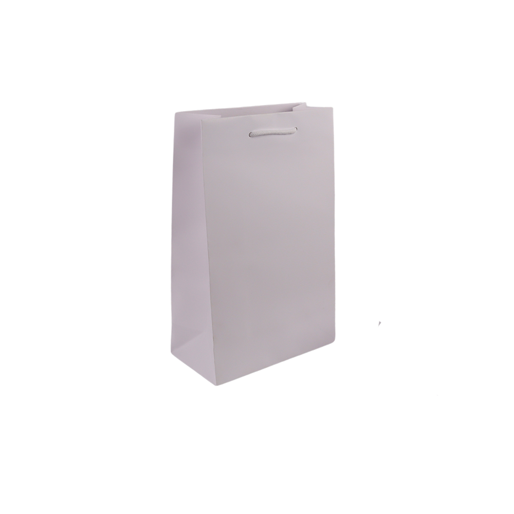 SHOPPER 4 NODI  - CARTA GOFFRATA BIANCO