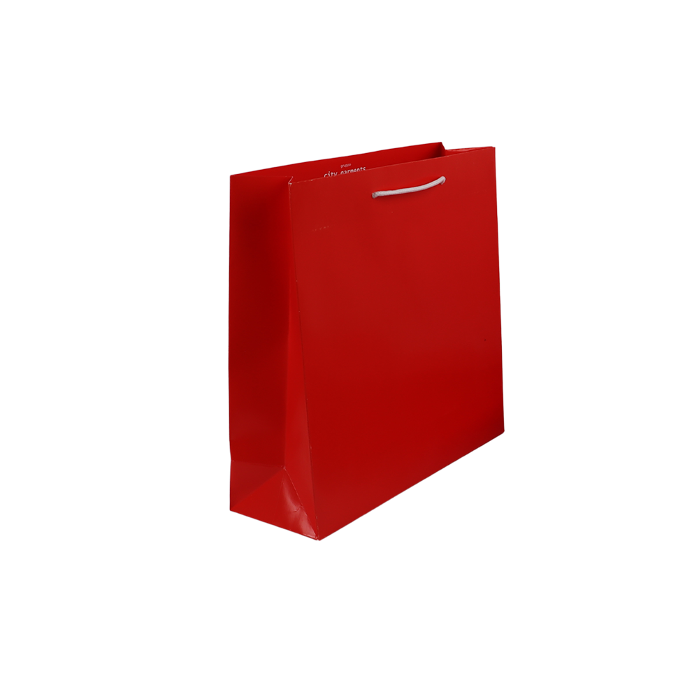 SHOPPER 4 NODI - CARTA PATINATA ROSSO