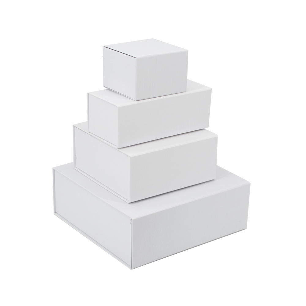 Scatola Calamita con biadesivi nei angoli - Bianca