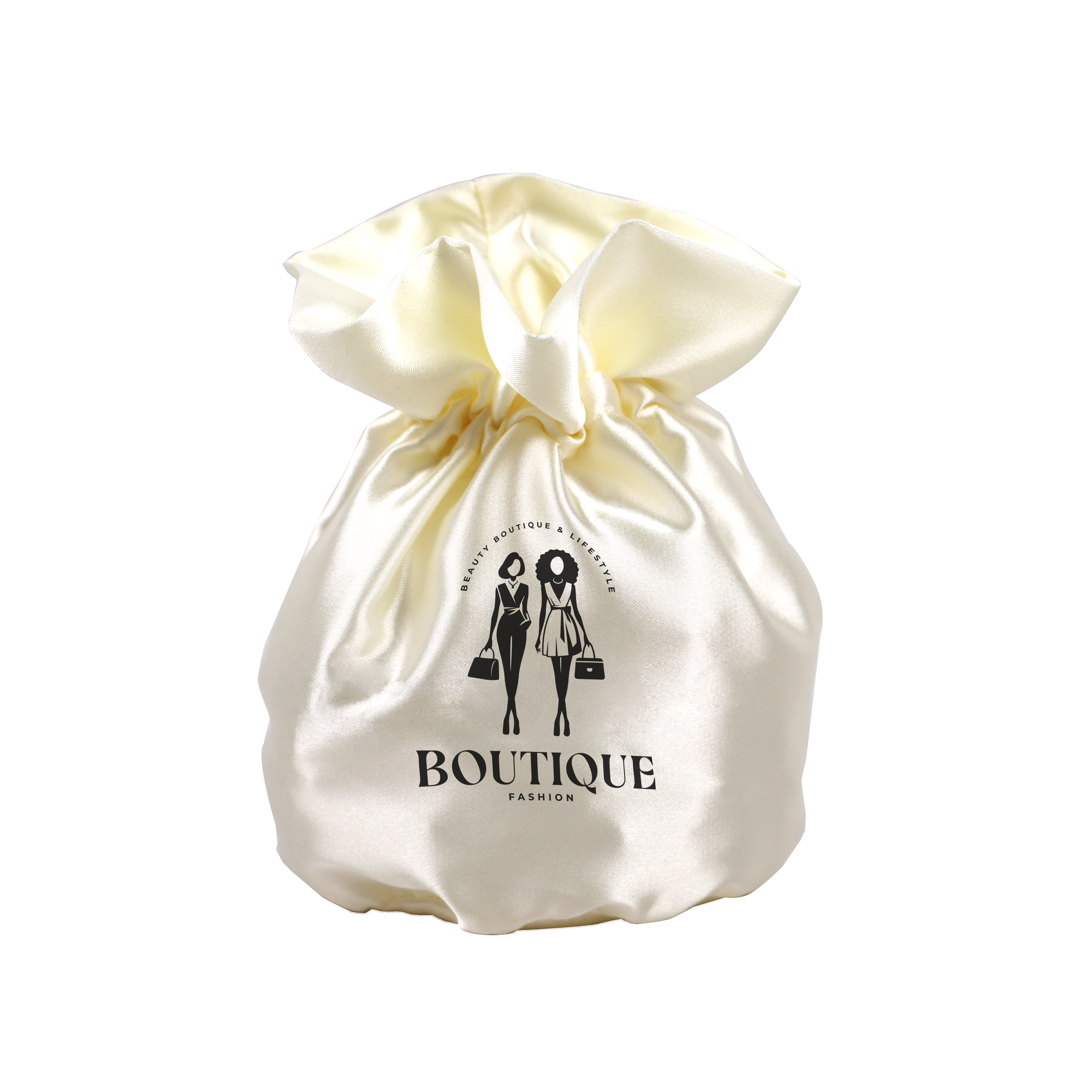 Sacchetto Tondo in Raso - Stampa Serigrafica